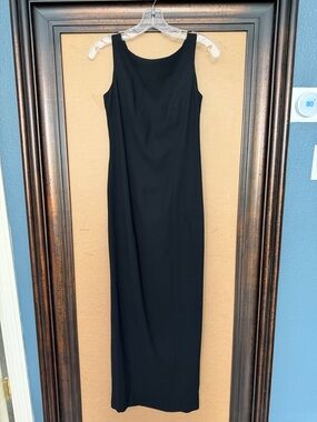 Laundry By Shelli Segal Black Sleeveless Maxi Dress